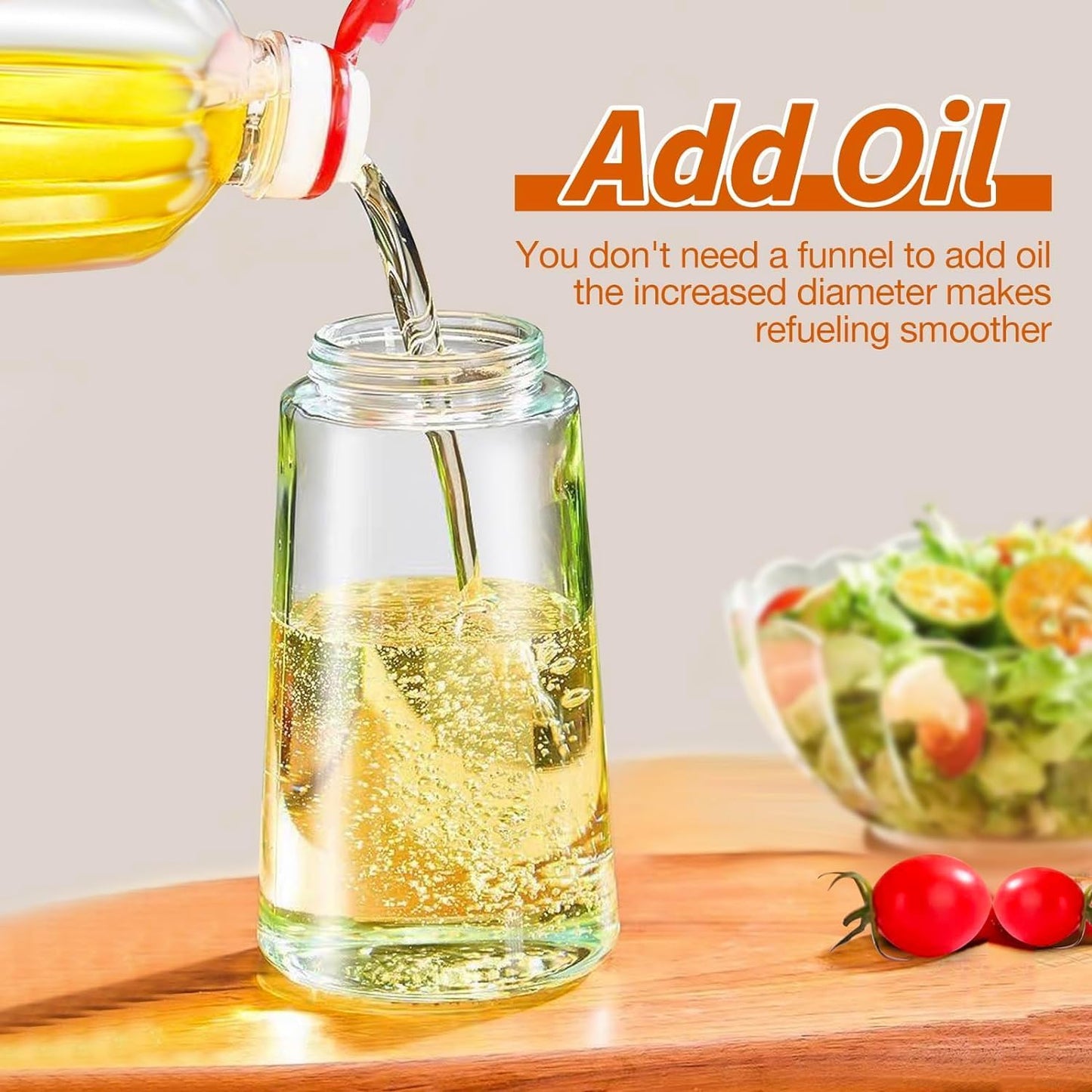 Elegant 2-in-1 Oil Dispenser