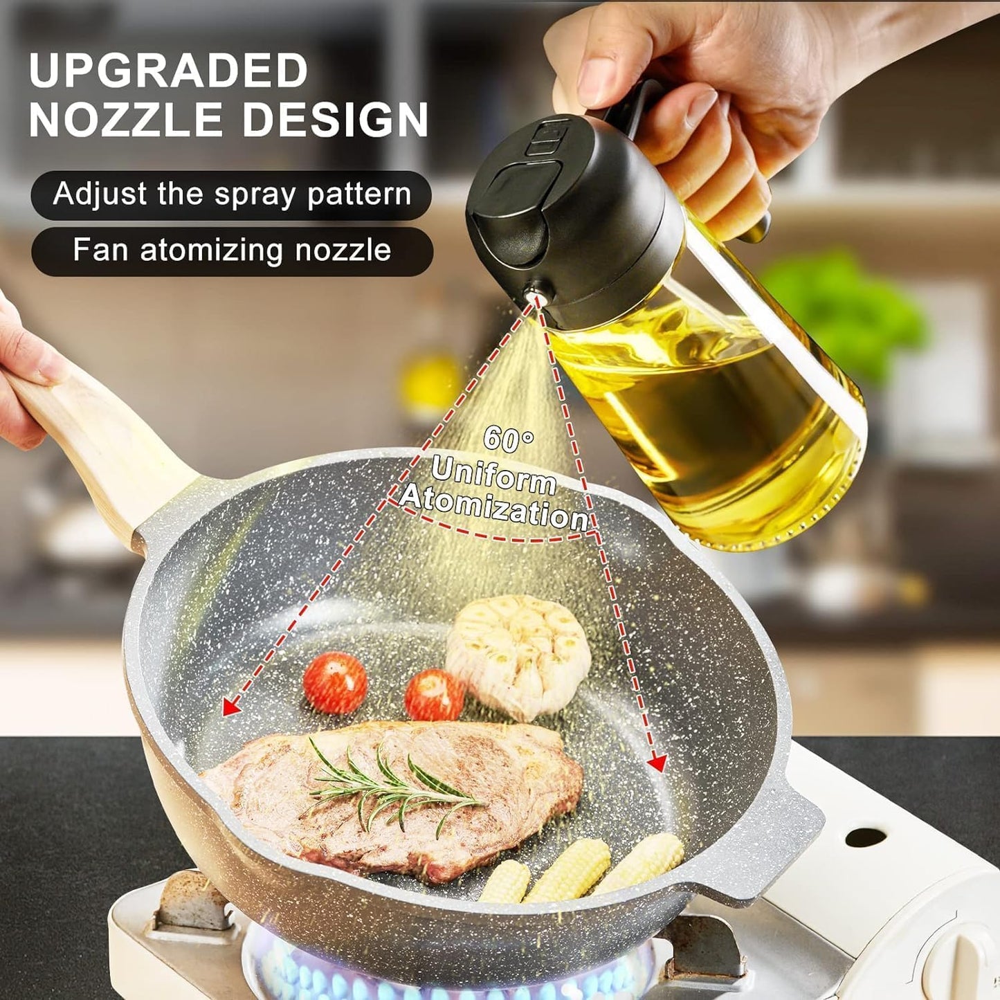 Elegant 2-in-1 Oil Dispenser
